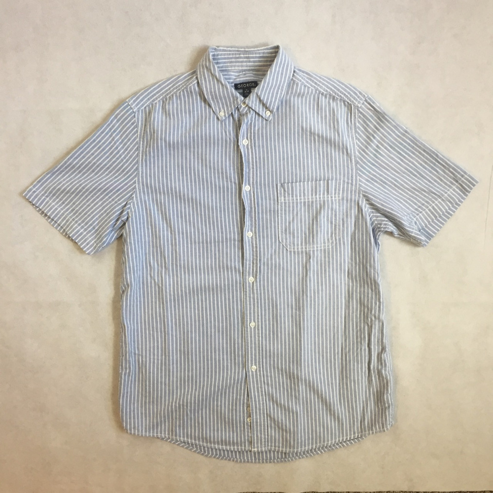 Vertical Striped Pastel Button Up